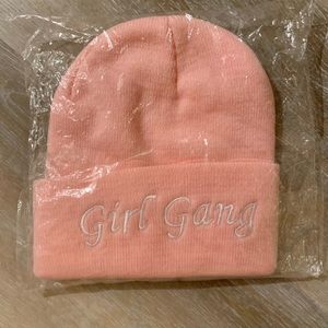 Baby Pink Girl Gang Beanie
